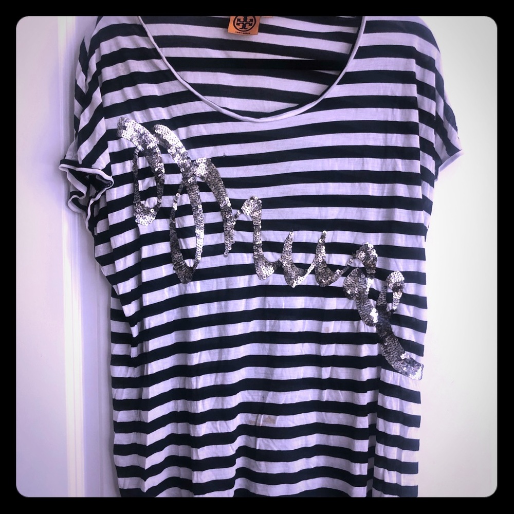 Tory burch embellished t-shirt